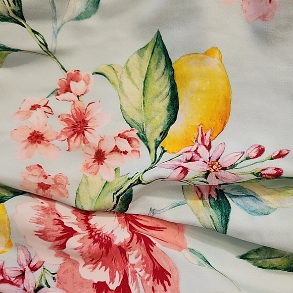 Cupshe One Piece Floral & Lemon Swimsuit--NWT - Picture 6 of 6